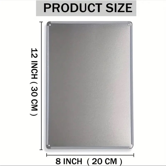 Metal vintage sign - Picture 2 of 3